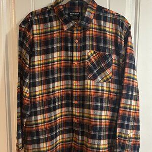 Rudolph Sportswear Long Sleeve Flannel Button Up Mens XL